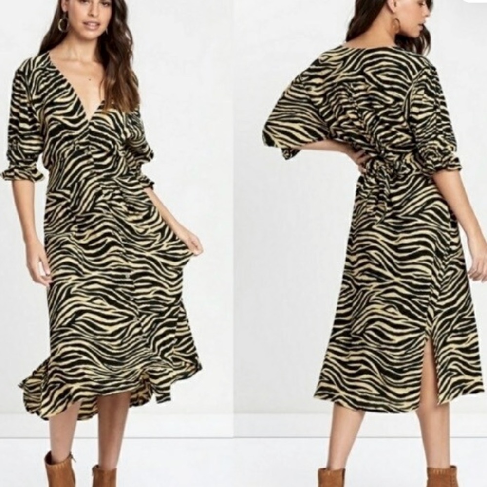 💛Faithful The Brand Zebra Print Dress